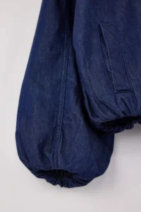 TRENDYOLMİLLA DARK BLUE Bomber Jacket 100% Cotton DENIM Jacket - Image 6