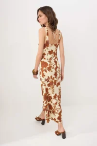 TRENDYOLMİLLA More Sustainable Multicolored Floral Sleeveless Maxi Weaving Dress - Image 5