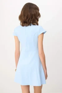 TRENDYOLMİLLA Baby Blue A Cut Short / Mini Weaving Dress - Image 4