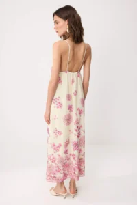 TRENDYOLMİLLA Multicolored Floral Maxi Weaving Dress - Image 4