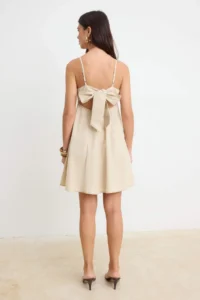 TRENDYOLMİLLA Stone Sleeveless buttoned Midi Weaving Dress - Image 4