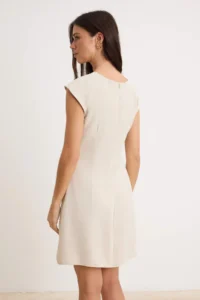 TRENDYOLMİLLA Stone Plain Short / Mini  Weaving Dress - Image 4