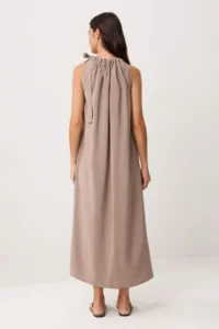 TRENDYOLMİLLA Mink Midi Weaving Dress - Image 4