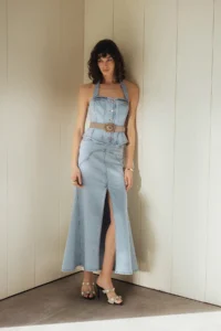 Muse for all x Trendyolmilla buttoned DENIM Vest