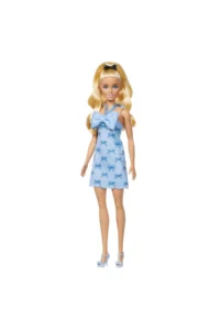 Barbie Charming Party Dolls in Blue Bow Dress FBR37-HYT93 - Image 3