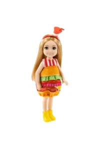 Barbie Club Chelsea Costumed Doll Series Hamburger Doll GRP69 - Image 2