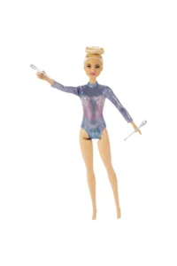 Barbie Career Dolls Rhythmic Gymnast Blonde Gtn65 - Image 4