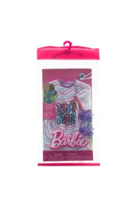 Barbie 's Clothing Collection WHITE T-Shirt HRH38 - Image 2