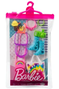 Barbie 's Fashion Accessories Pack Purple Mask Hbv43
