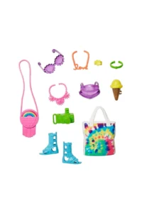 Barbie 's Fashion Accessories Pack Purple Mask Hbv43 - Image 2