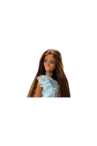 Barbie Shimmery Dolls Blue Shiny Elbiseli Hjr95 - Image 3