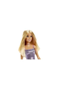 Barbie Shimmery Dolls Purple Shiny Elbiseli Hjr93 - Image 3