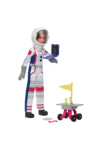 Barbie Deluxe Career Doll - 10 accessories including astronaut rover and space helmet HRG45