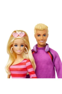 Barbie & Ken 65th Anniversary Set of 2 Party Dolls and 6 accessories, skating theme, 65th anniversary HXK90 - Image 4
