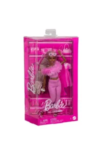 Barbie STYLE ICON™ Baby - HYV28 with Brown Braided Hair and Pink soft suit - Image 4