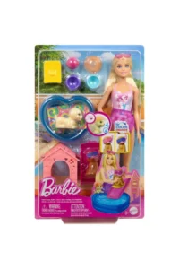 Barbie Pool Party Play Set with Puppy JBF35 - Image 5