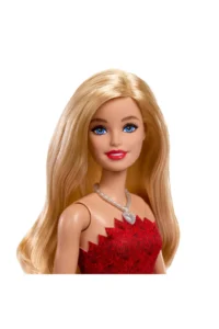 Barbie ® Mattel 80th Anniversary® Doll with her ruby ​​red dress, matching the collection, JGD25 - Image 2