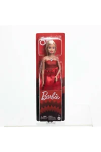 Barbie ® Mattel 80th Anniversary® Doll with her ruby ​​red dress, matching the collection, JGD25 - Image 6