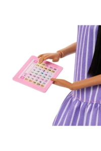 Barbie ® Fascinating Party Babies (Fashionistas) - Purple Striped Dress (Autism) - Image 4