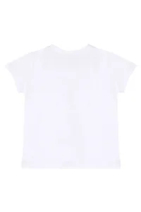 Denokids Happy Rabbit Ruffle Girls Summer T-shirt Glitter Shorts Set - Image 6