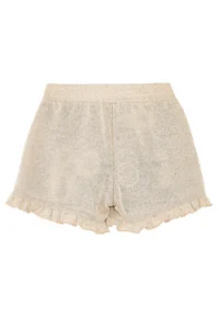 Denokids Happy Rabbit Ruffle Girls Summer T-shirt Glitter Shorts Set - Image 8