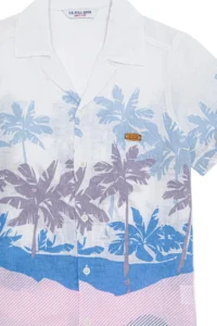 US Polo Shirt Assn. Boys' Blue Short Sleeve Shirt - Image 3