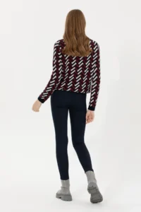 US Polo Assn. Women Navy Blue Toothpick Fit Pants - Image 4