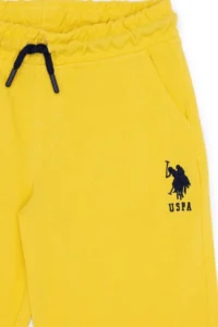 US Polo Shirt Assn. Kids Yellow Knitting Shorts - Image 3