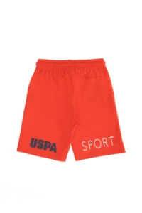 US Polo Shirt Assn. Kids Red Knitting Shorts - Image 2