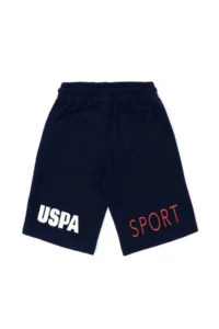 US Polo Shirt Assn. Kids Navy Blue Knitting Shorts - Image 2