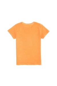 US Polo Shirt Assn. Kids Orange Crew Neck T-Shirt - Image 2