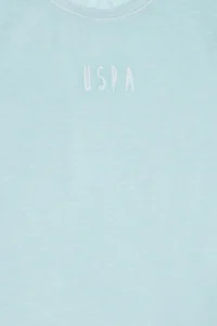 US Polo Assn. Kids Water Green Crew Neck T-Shirt - Image 3