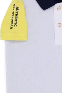 US Polo Assn. Boys' WHITE Polo Shirt Collar T-Shirt - Image 4
