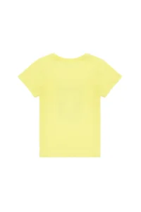 US Polo Shirt Assn. Kids Neon Yellow Crew Neck T-Shirt - Image 2