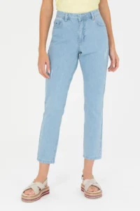 US Polo Assn. Women Light Blue Size Friend Fit Jeans Pants - Image 2