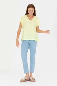 US Polo Assn. Women Light Blue Size Friend Fit Jeans Pants - Image 3