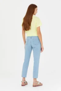 US Polo Assn. Women Light Blue Size Friend Fit Jeans Pants - Image 4