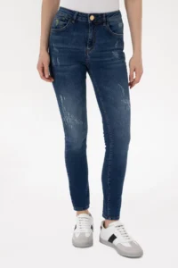 US Polo Assn. Women Blue skinny Fit Jeans Pants - Image 2