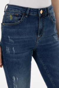 US Polo Assn. Women Blue skinny Fit Jeans Pants - Image 5