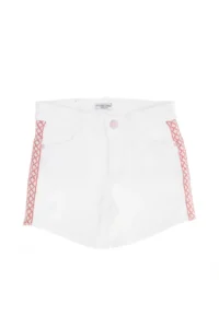 US Polo Assn. Girls' WHITE Weaving Shorts - Image 2