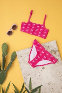 US Polo Assn. Girls' Pink Bikini
