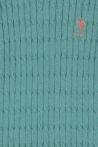 US Polo Shirt Assn. Girls' Mint Basic Sweater - Image 3