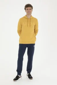 US Polo Assn. Men Mustard Basic Sweatshirt - Image 4