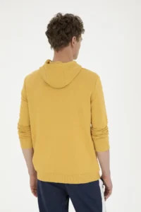 US Polo Assn. Men Mustard Basic Sweatshirt - Image 5