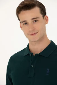 US Polo Assn. Men dark Green Basic Sweatshirt - Image 2