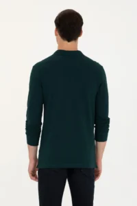 US Polo Assn. Men dark Green Basic Sweatshirt - Image 5