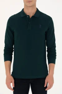 US Polo Assn. Men dark Green Basic Sweatshirt - Image 6