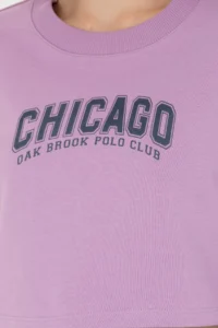 US Polo Assn. Women Lilac Crew Neck Sweatshirt - Image 7