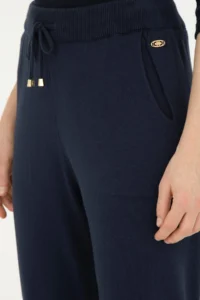 US Polo Assn. Women Navy Blue slim Fit Knitwear Pants - Image 6