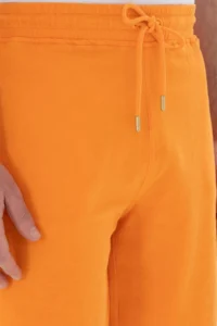 US Polo Assn. Men Orange Knitting Shorts - Image 5